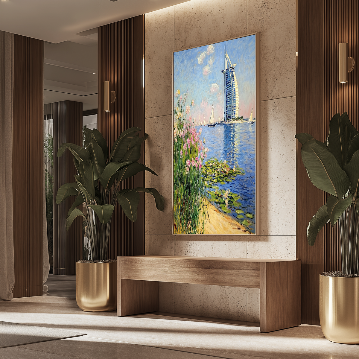 Blossoms & Burj UA - 97 - Unique Aesthetics