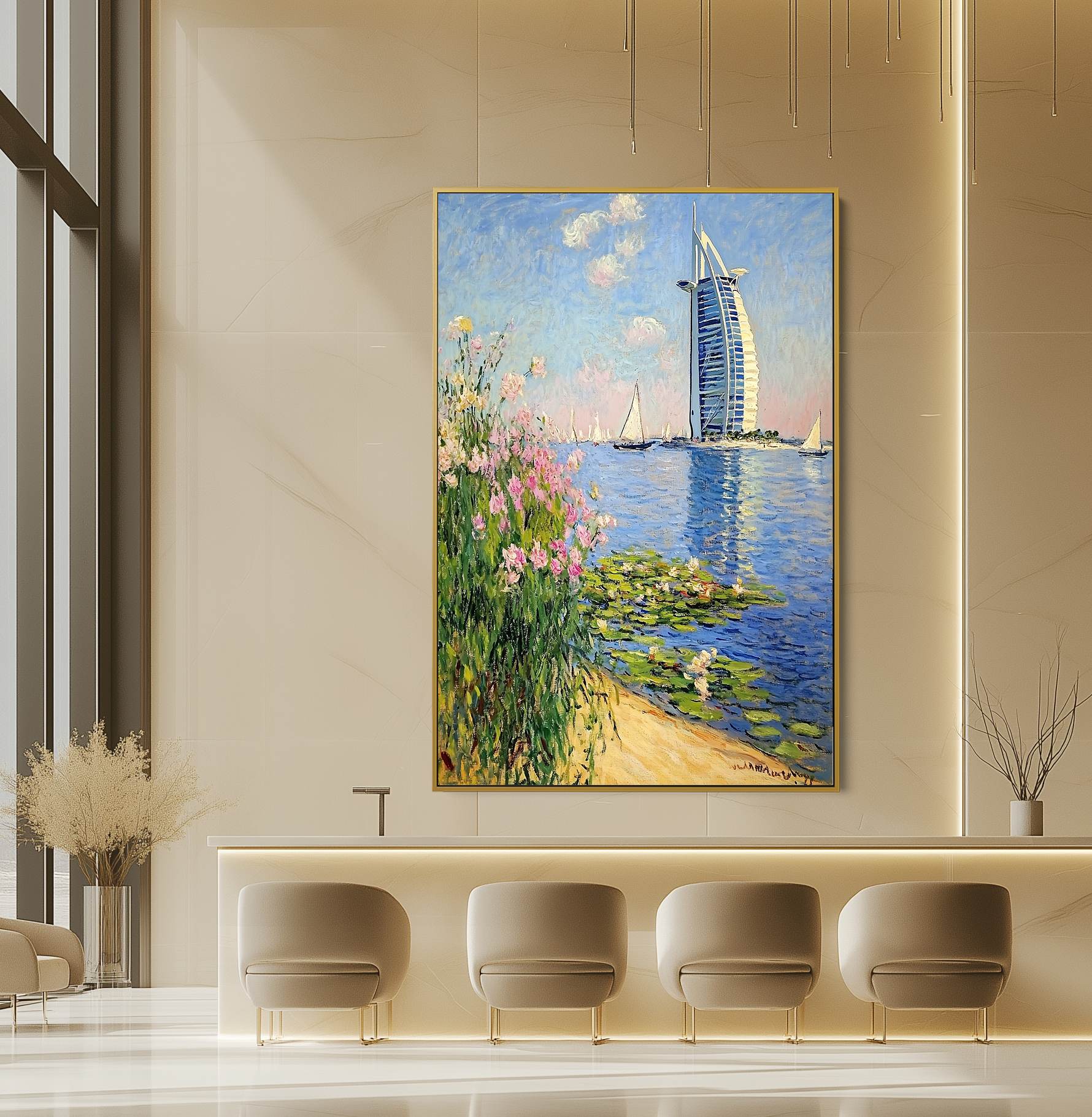 Blossoms & Burj UA - 97 - Unique Aesthetics