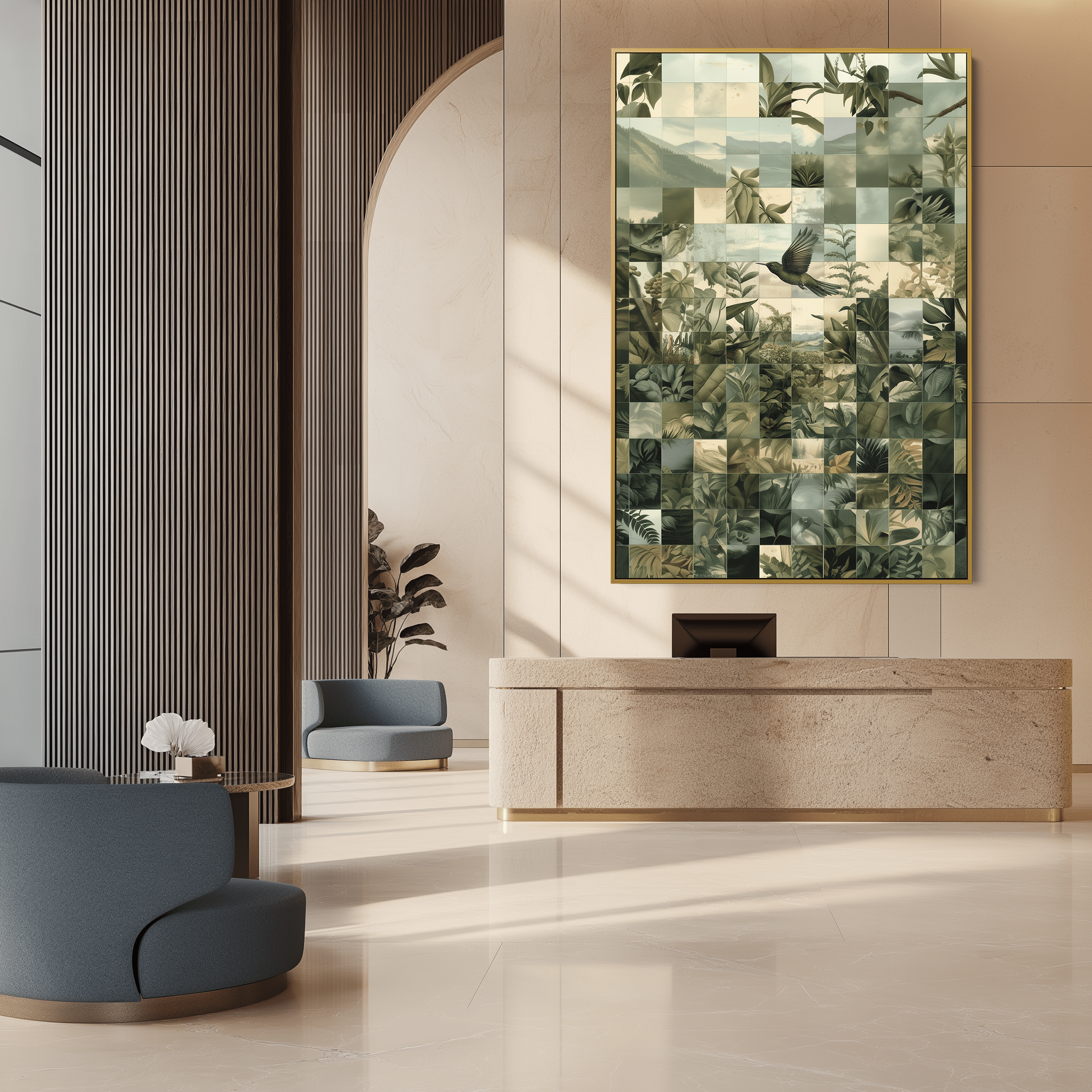 Botanical Memory Grid UA - 1011 - Unique Aesthetics