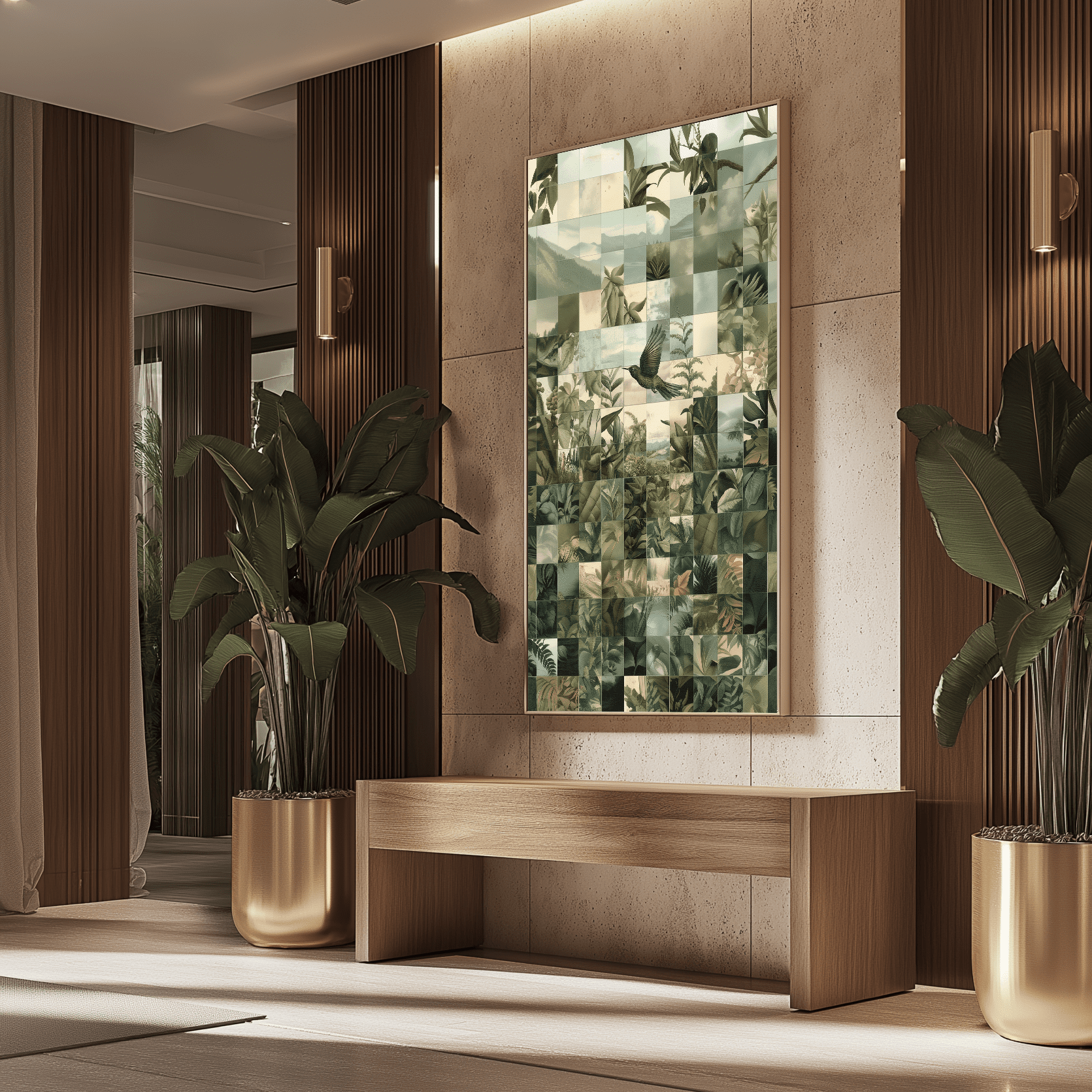 Botanical Memory Grid UA - 1011 - Unique Aesthetics