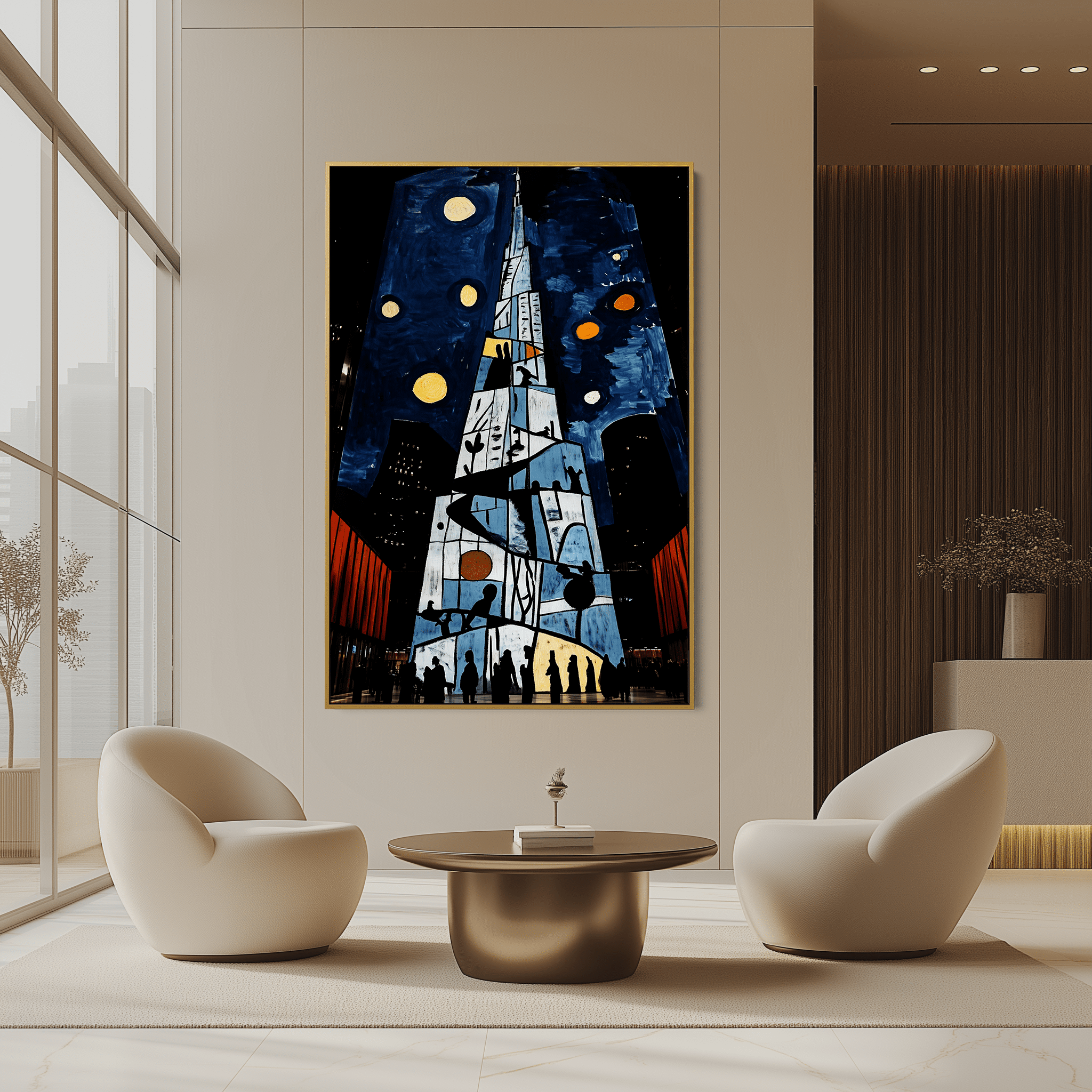 Burj Under Moons  UA - 839 - Unique Aesthetics
