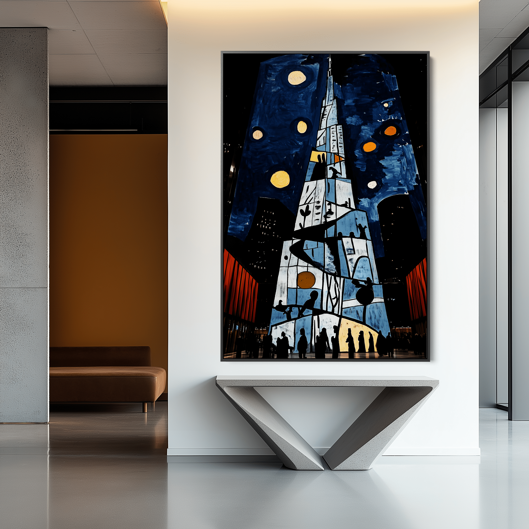 Burj Under Moons  UA - 839 - Unique Aesthetics