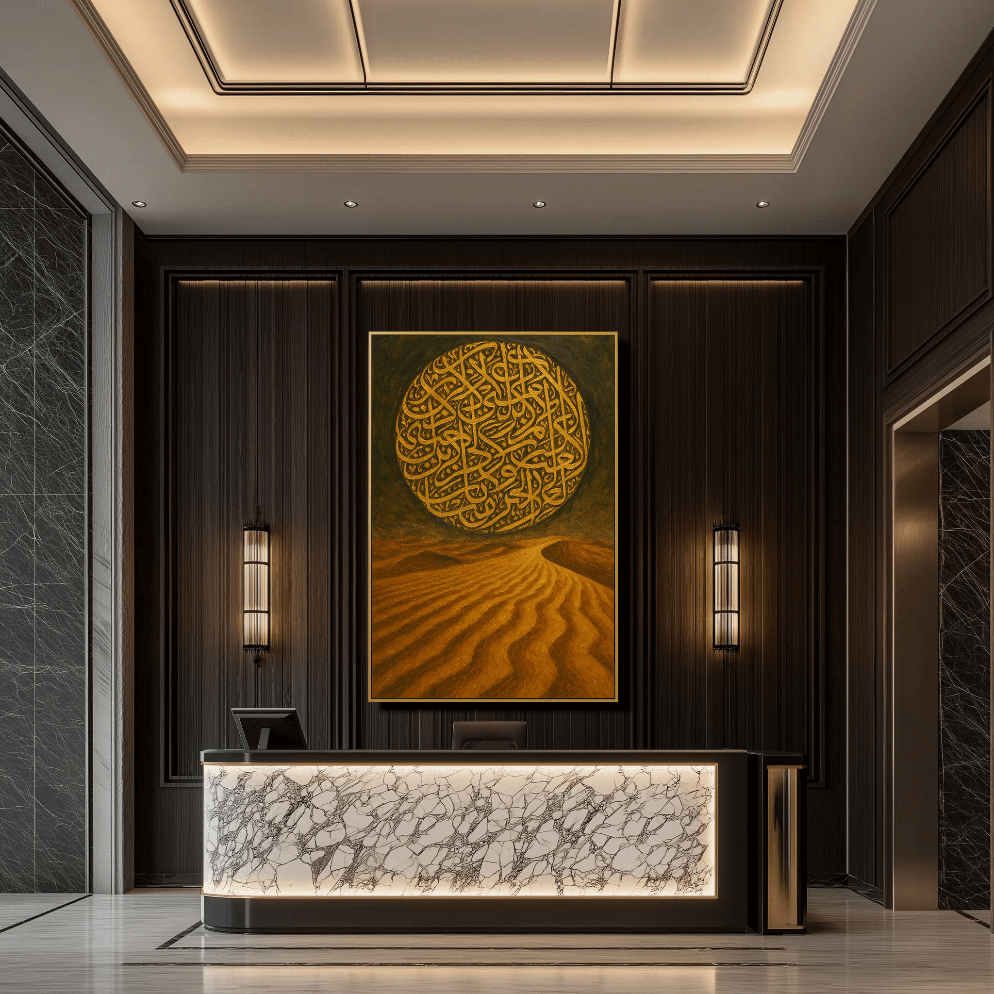 Calligraphy of the Dunes UA - 1446 - Unique Aesthetics