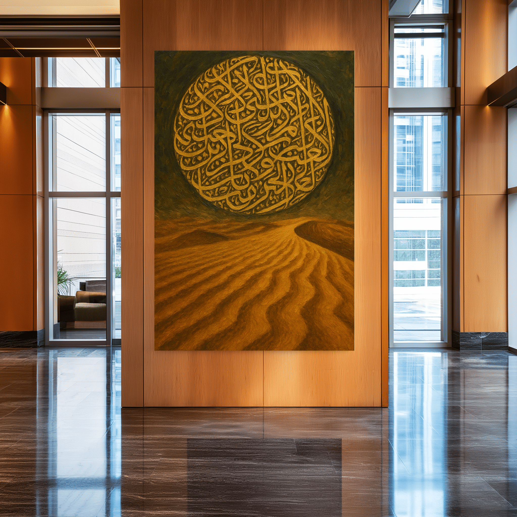 Calligraphy of the Dunes UA - 1446 - Unique Aesthetics