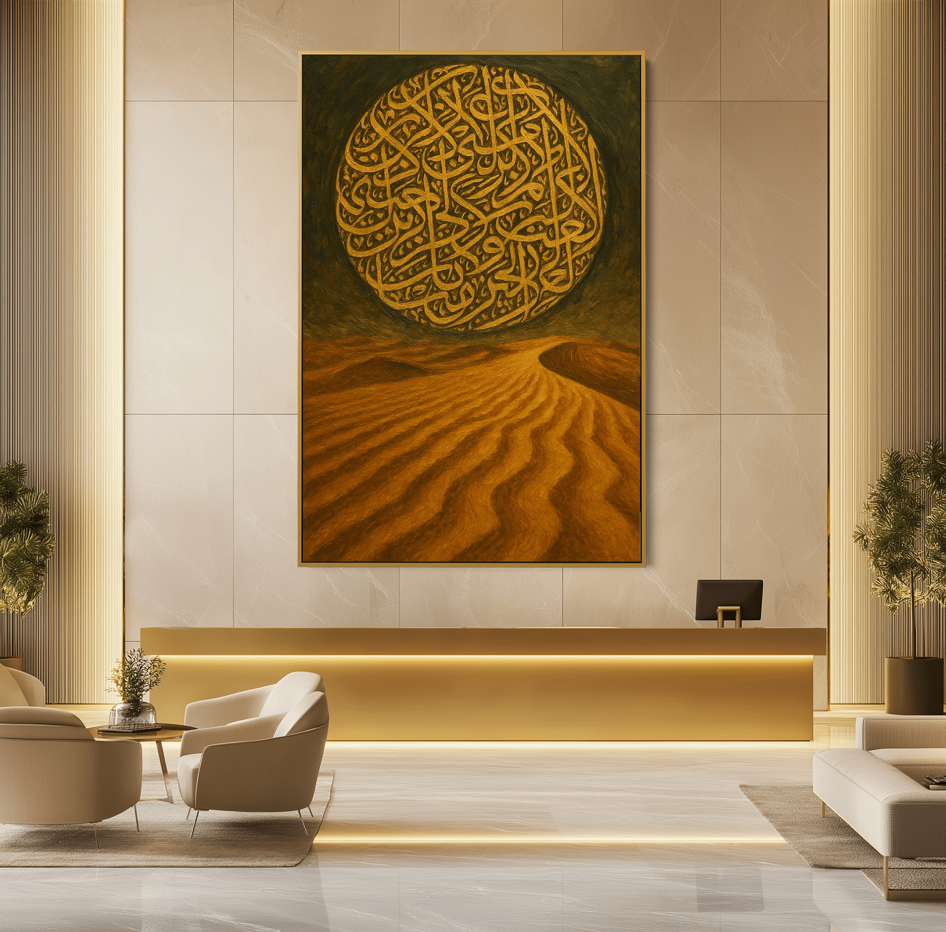 Calligraphy of the Dunes UA - 1446 - Unique Aesthetics