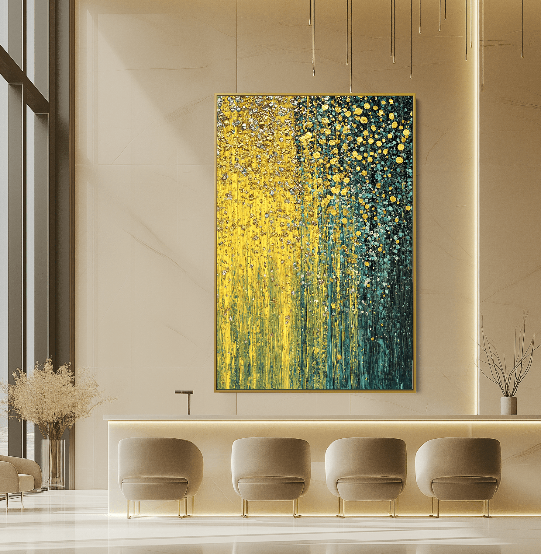 Cascade of Gold UA - 702 - Unique Aesthetics