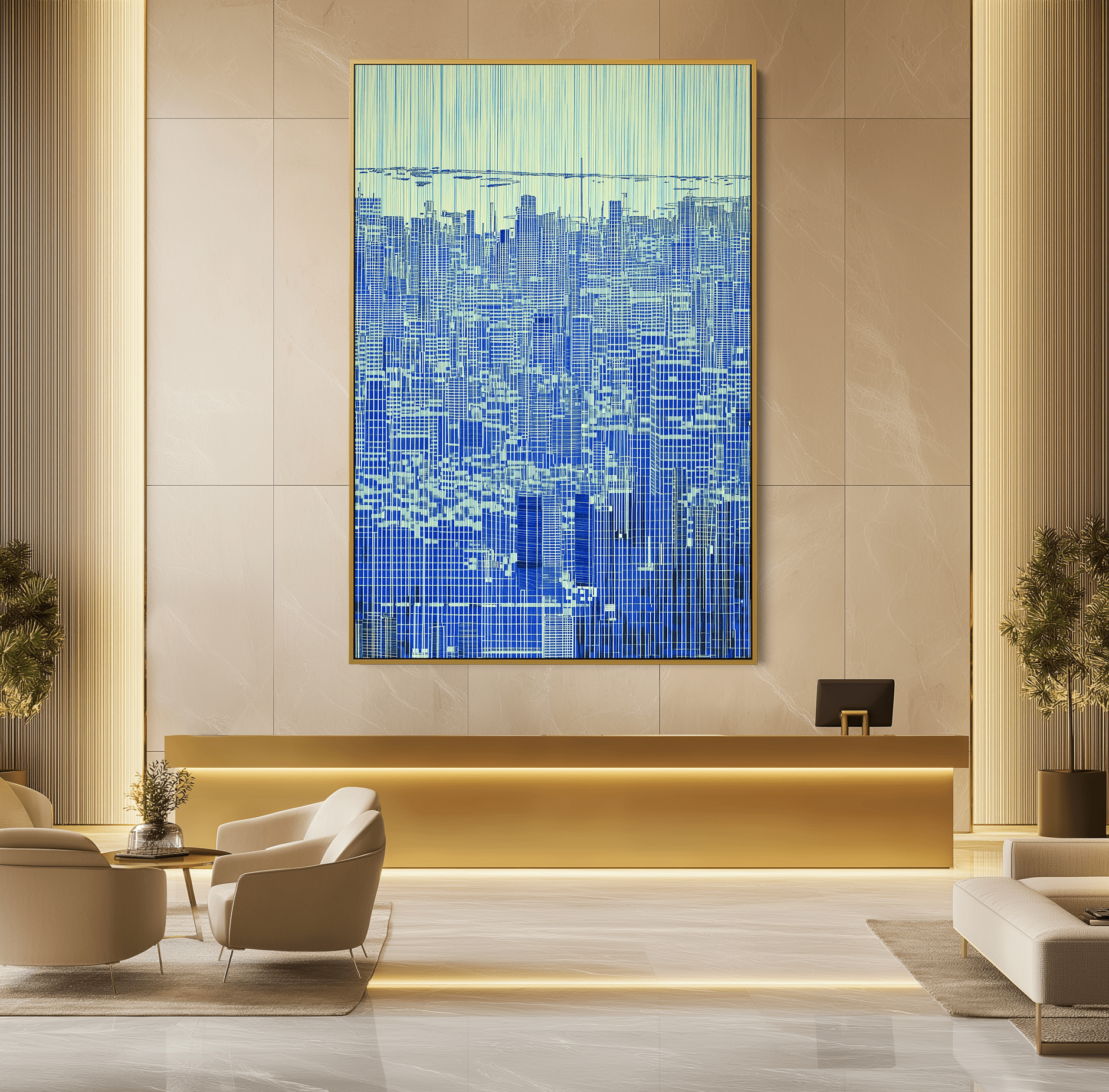 Glitch in the Skyline UA - 1364 - Unique Aesthetics