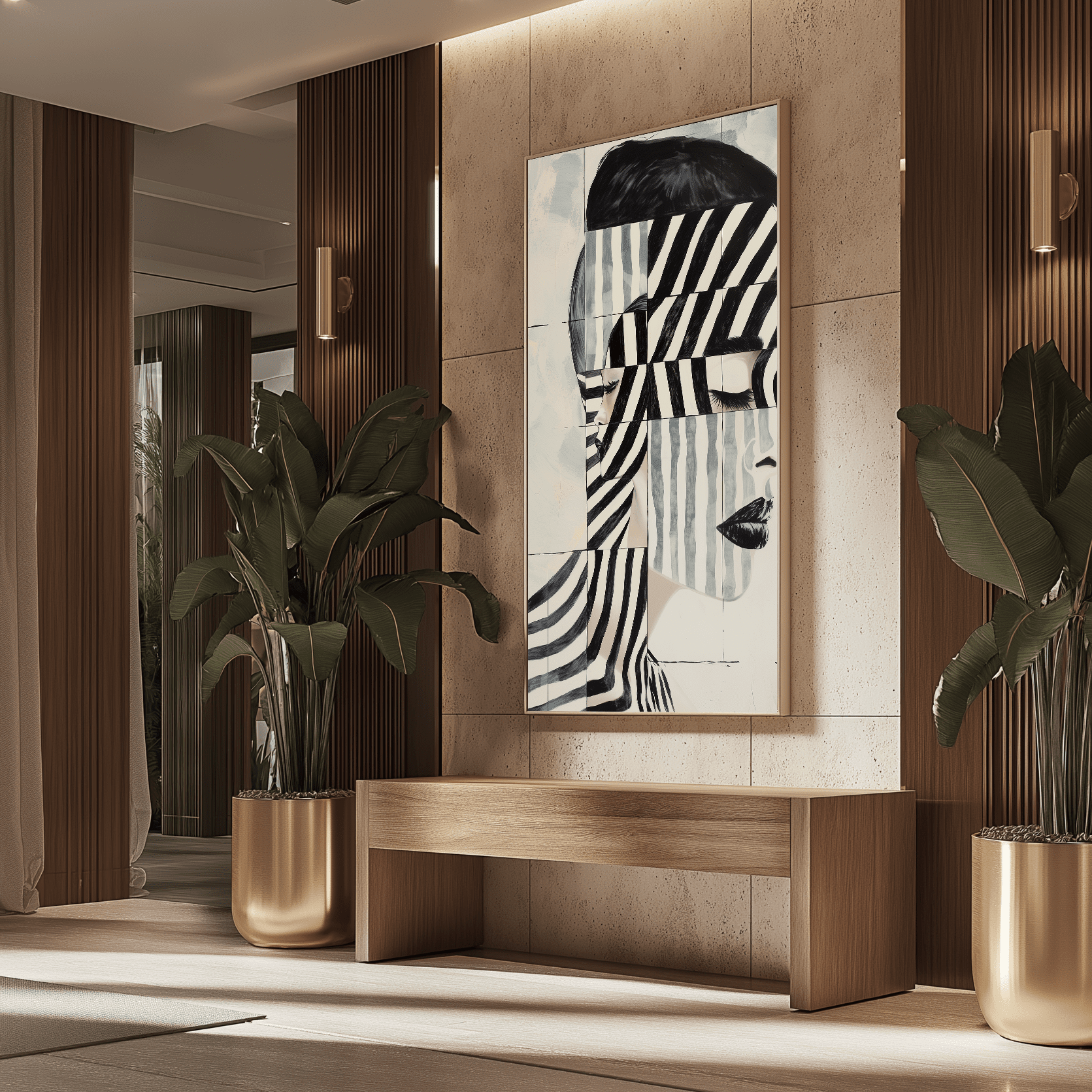 Moiré Face UA - 1058 - Unique Aesthetics