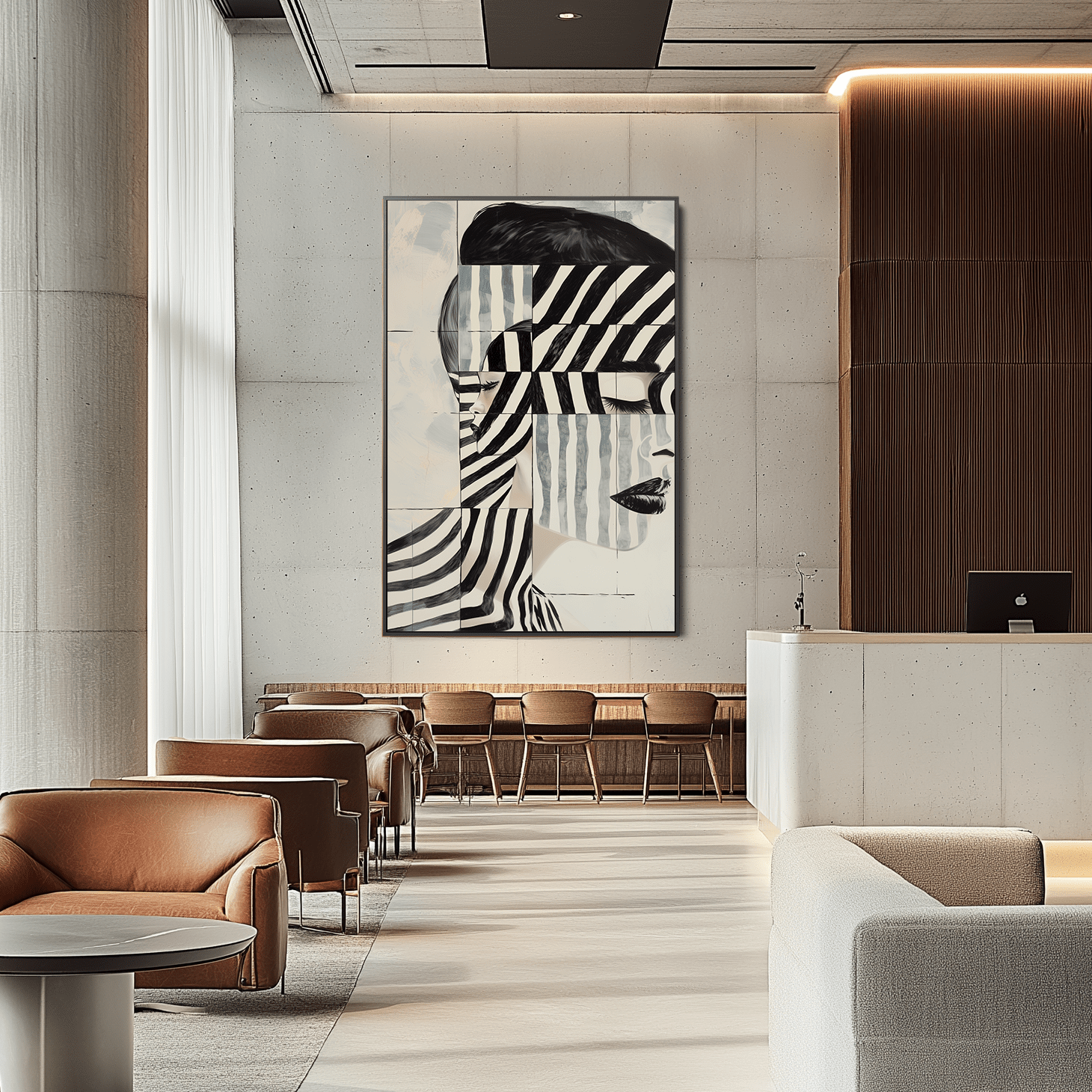 Moiré Face UA - 1058 - Unique Aesthetics