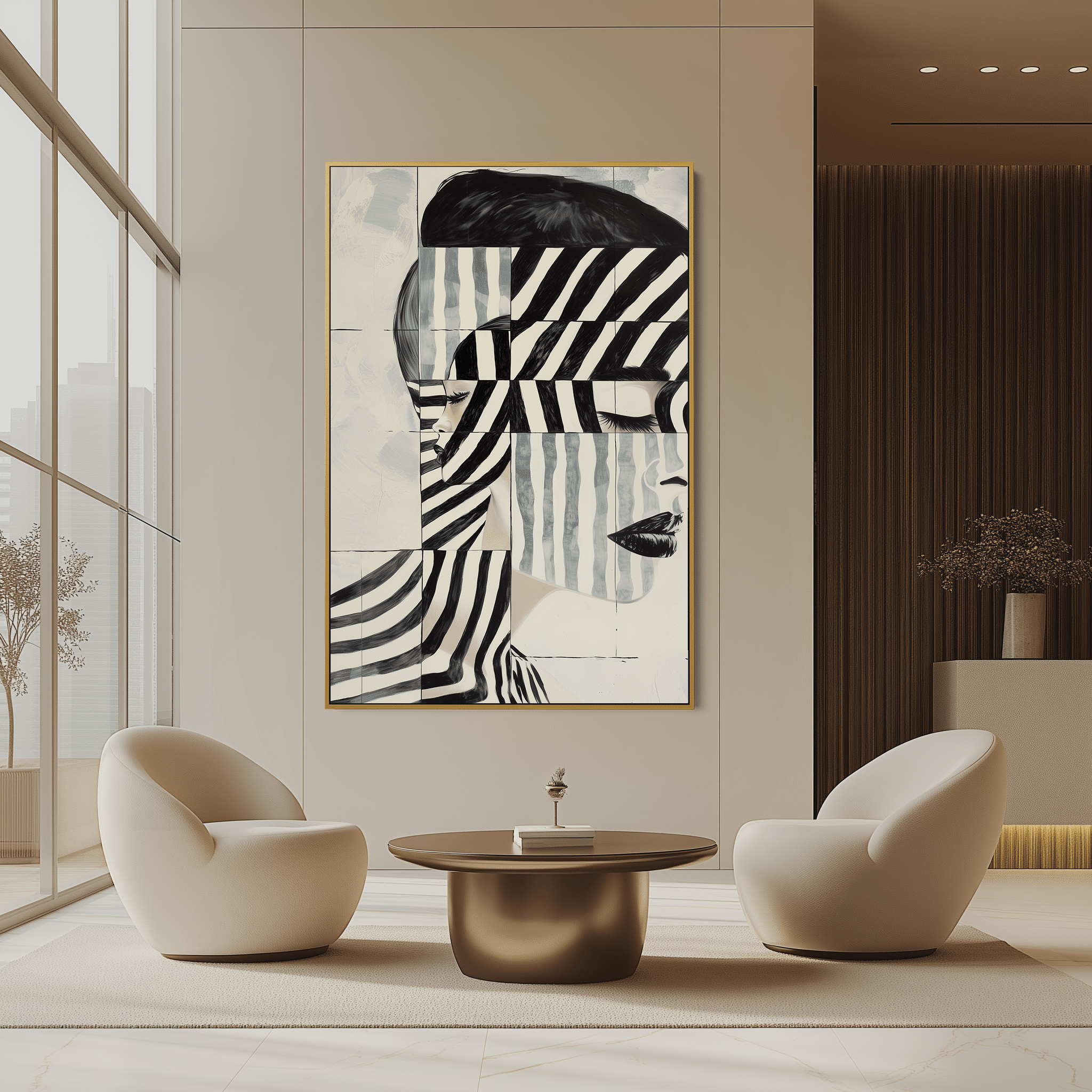 Moiré Face UA - 1058 - Unique Aesthetics