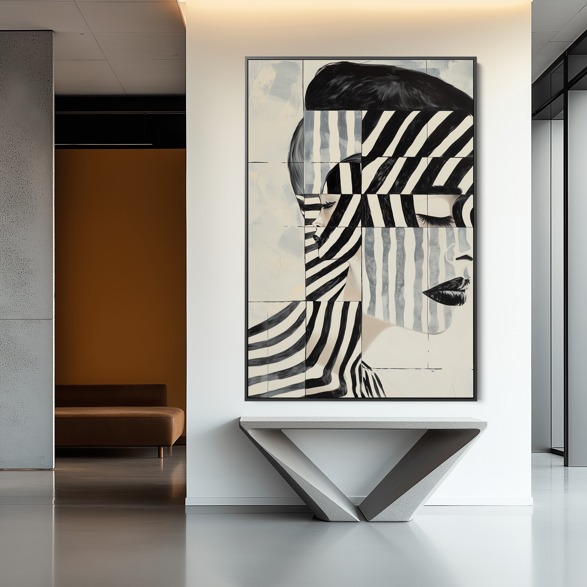 Moiré Face UA - 1058 - Unique Aesthetics