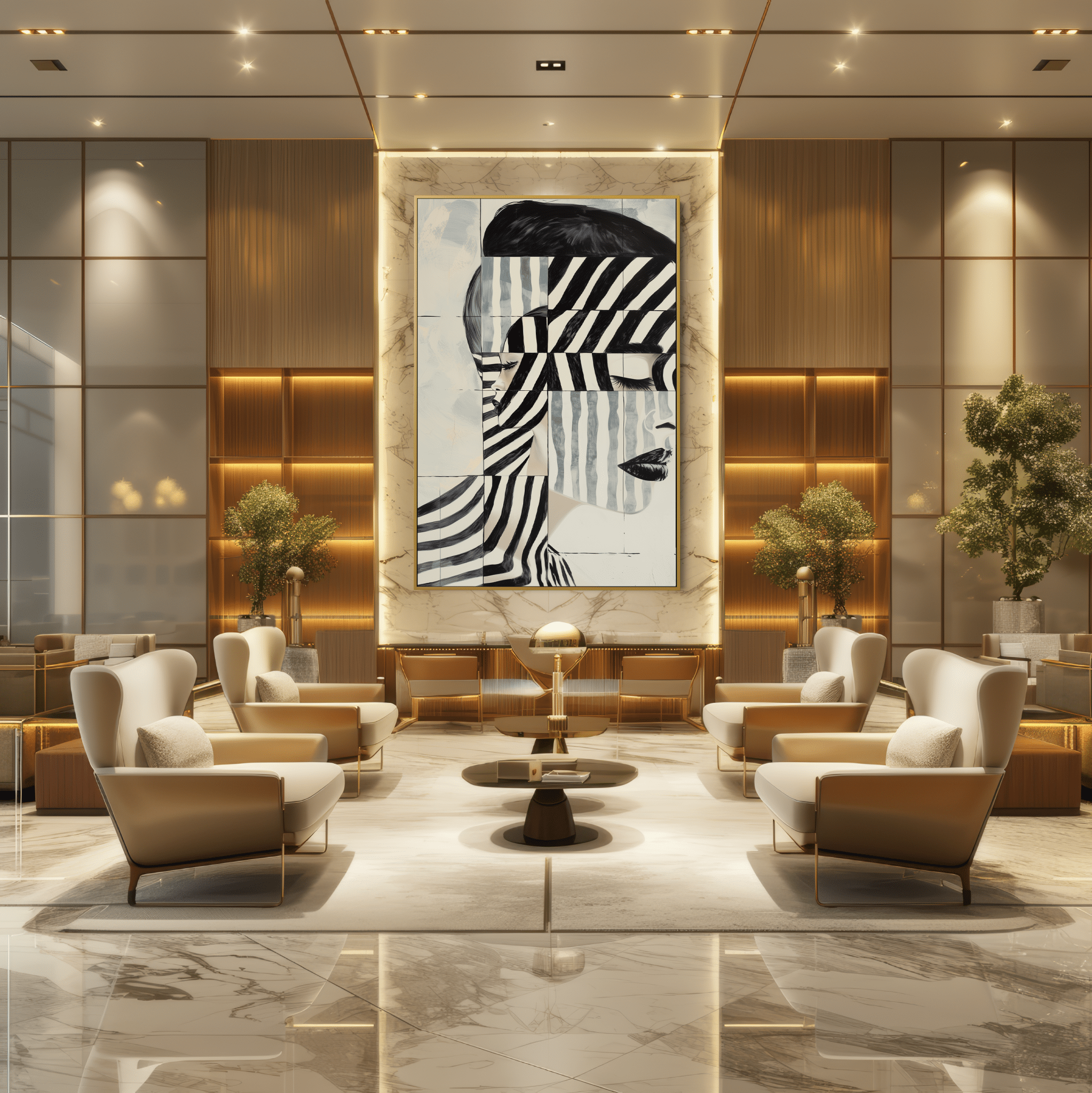 Moiré Face UA - 1058 - Unique Aesthetics