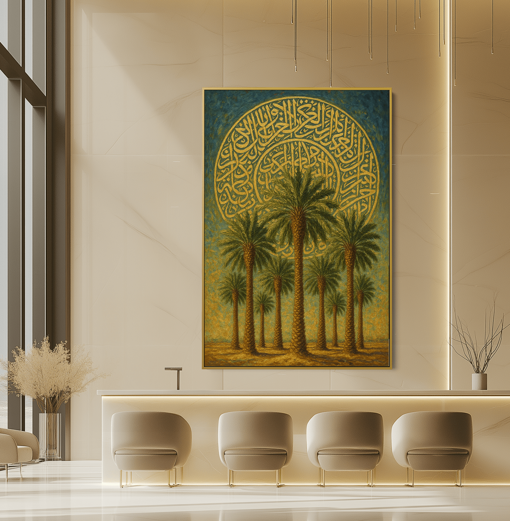 Palm Halo UA - 1457 - Unique Aesthetics