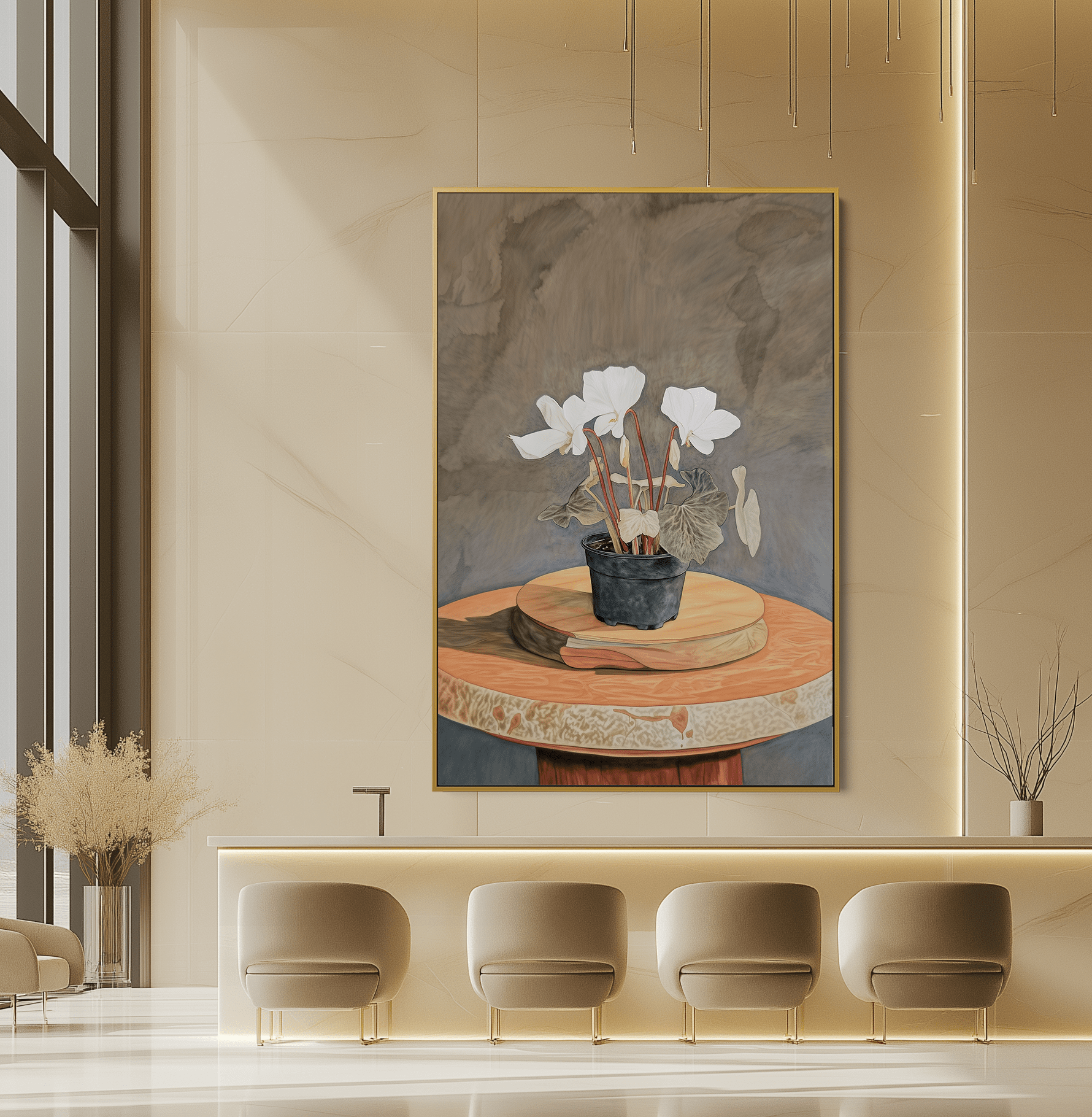 Quiet in Red Stems UA - 957 - Unique Aesthetics