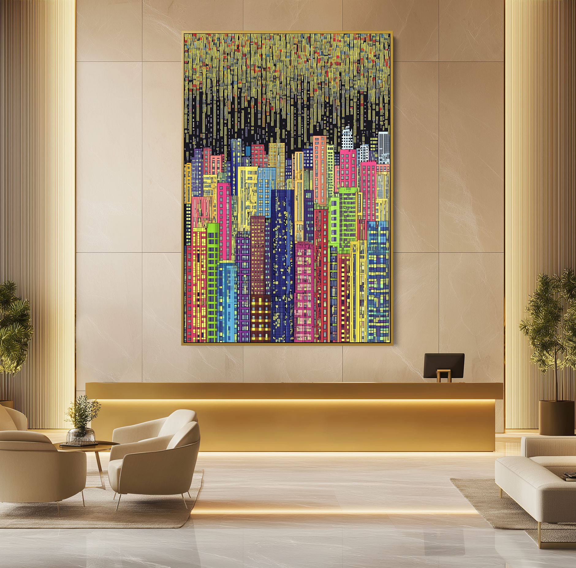 Rainfall of Signals UA - 1349 - Unique Aesthetics