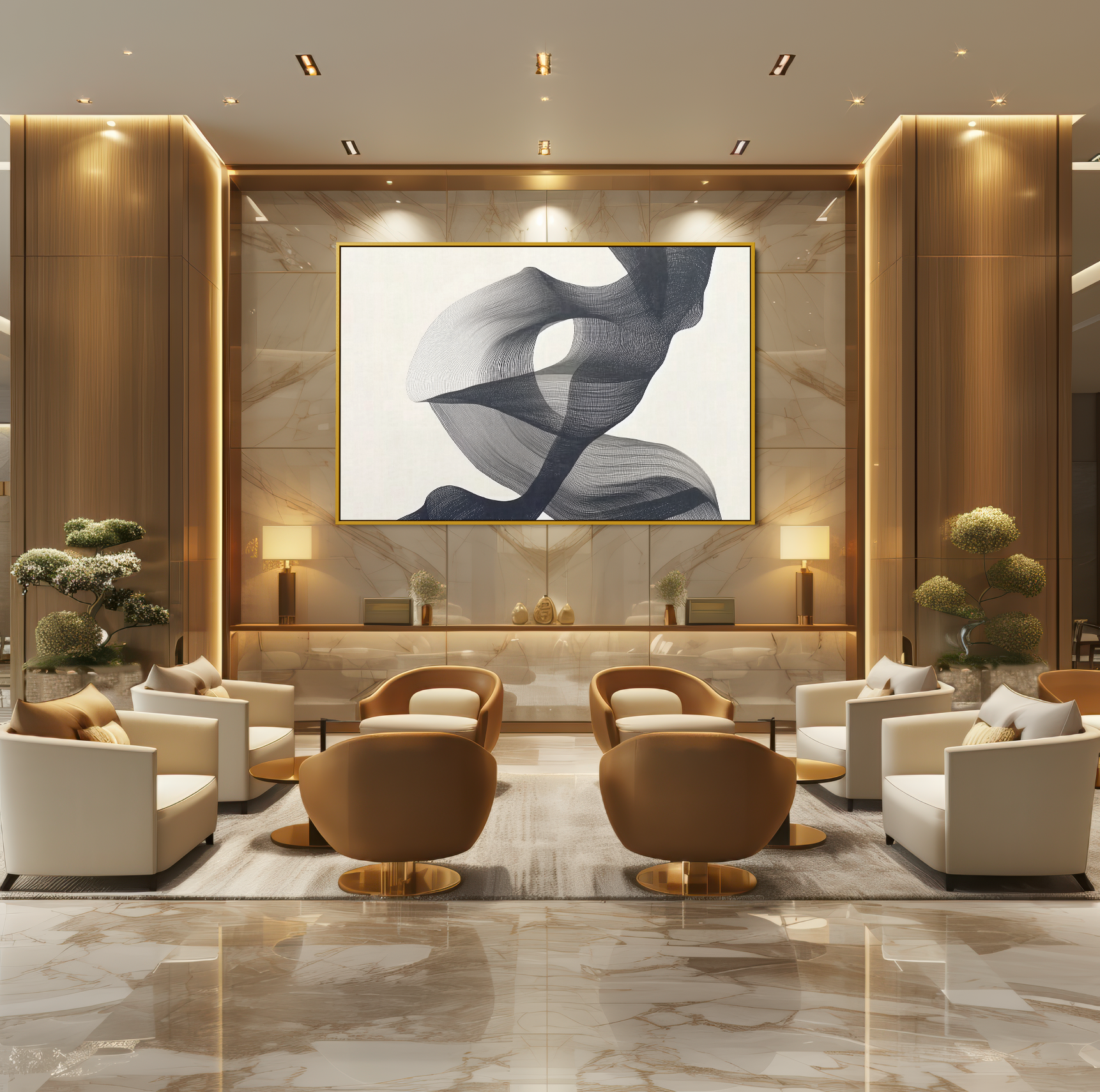 Contemporary Minimal Painting 1