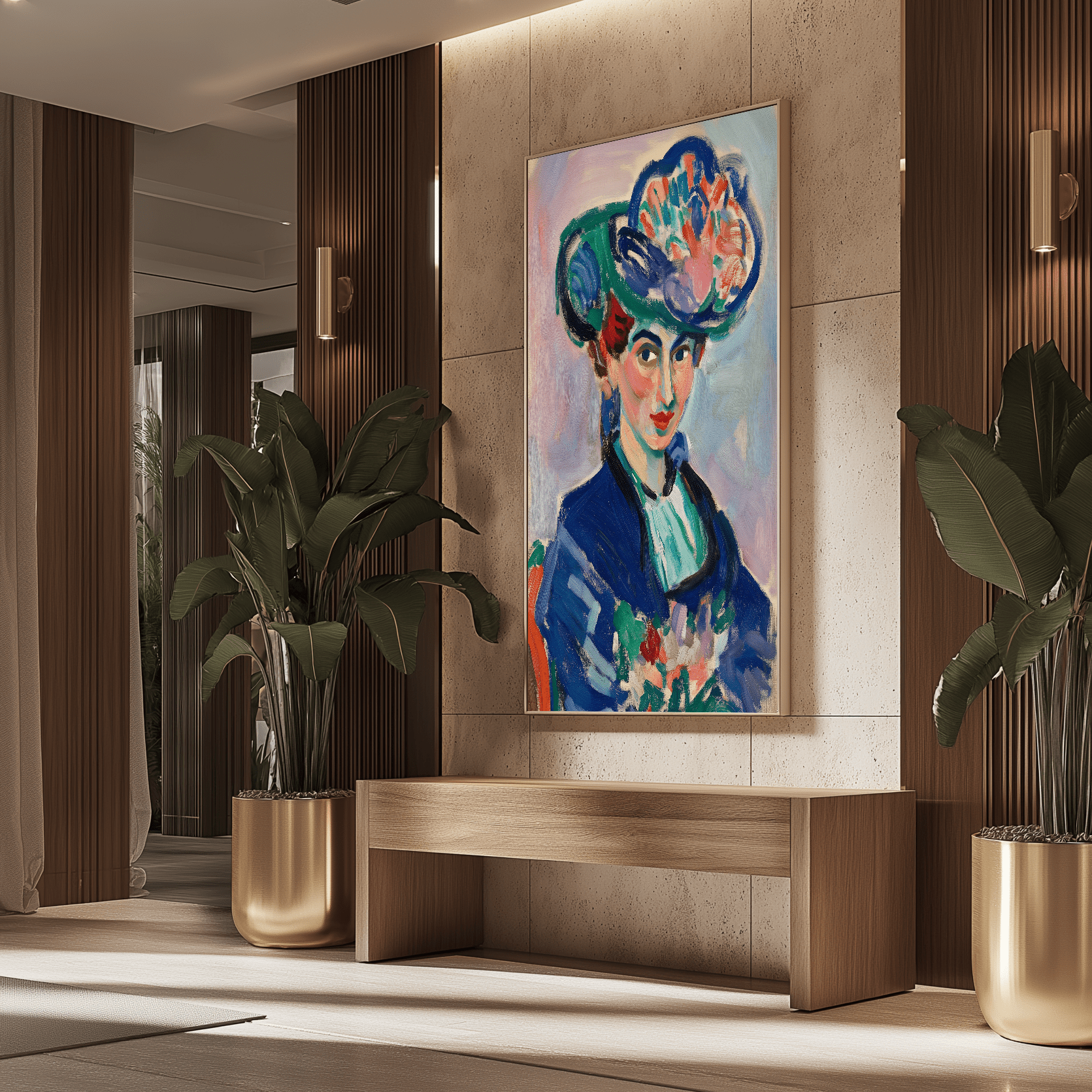 The Lady in Blue UA - 282 - Unique Aesthetics