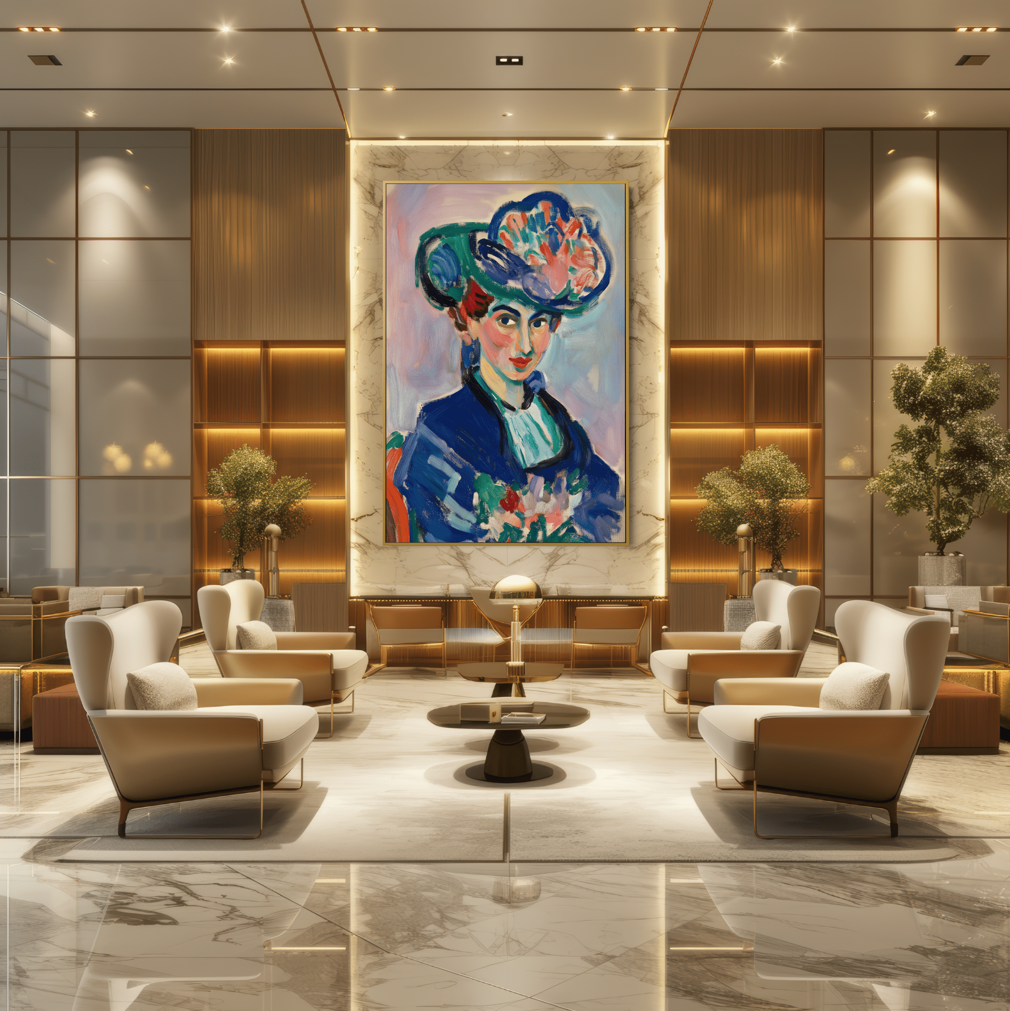 The Lady in Blue UA - 282 - Unique Aesthetics