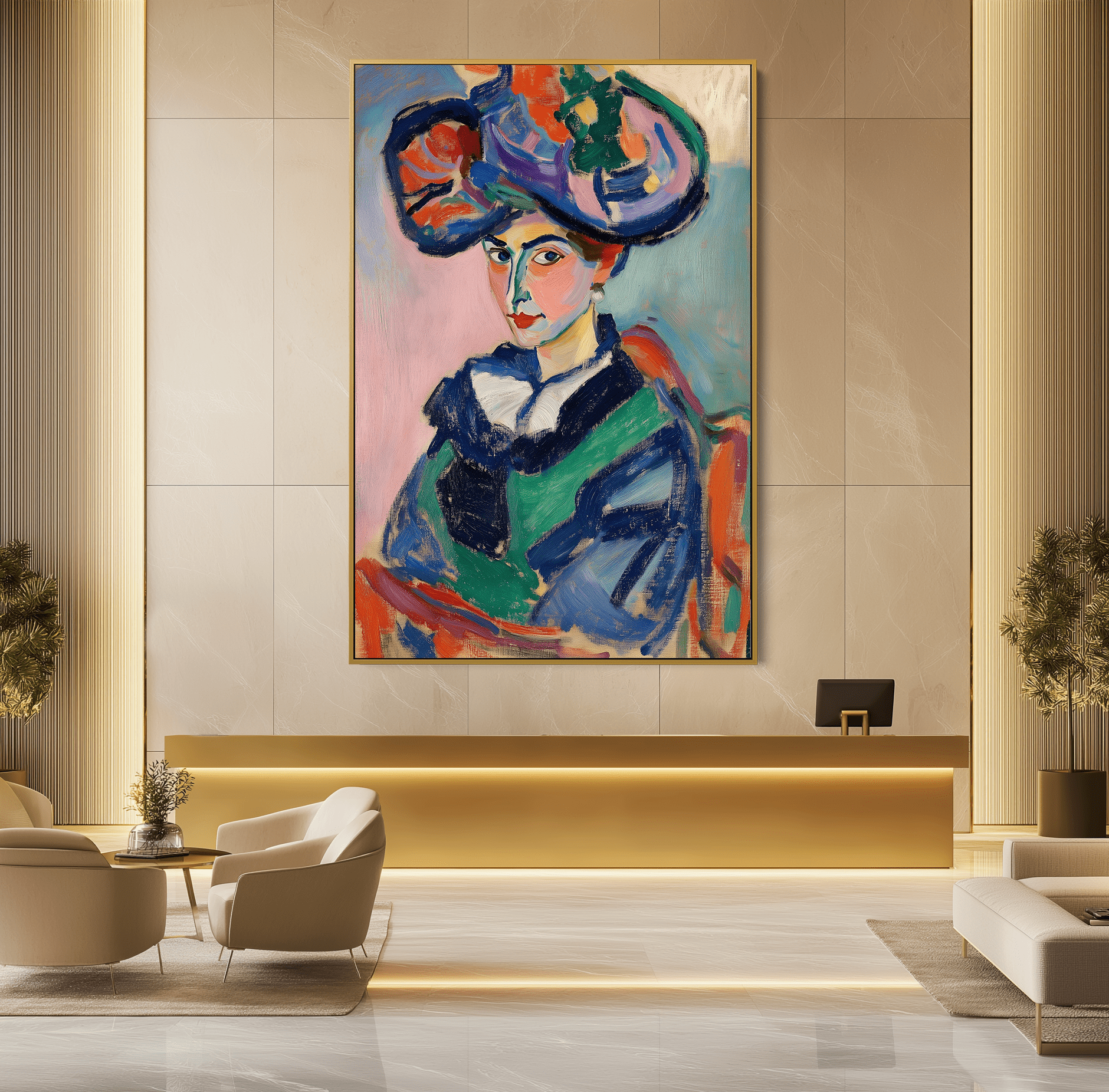 The Lady in Blue UA - 283 - Unique Aesthetics