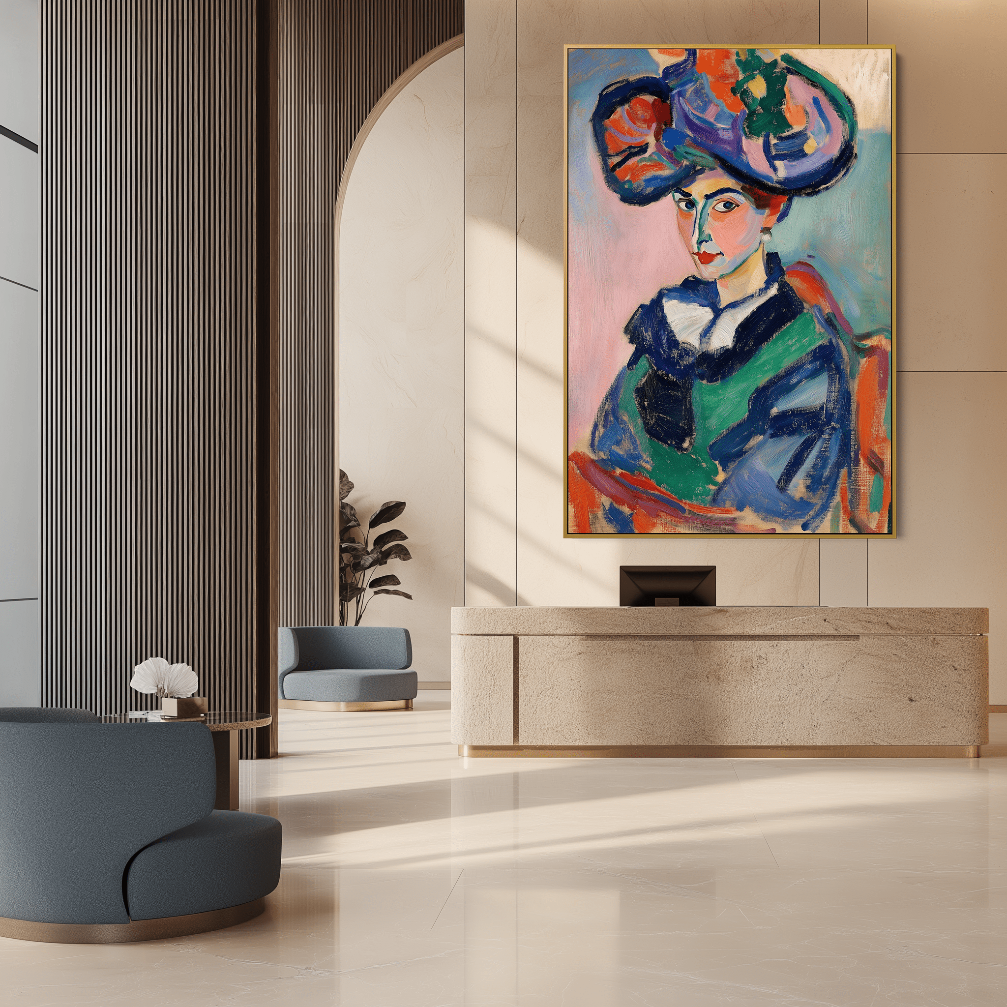 The Lady in Blue UA - 283 - Unique Aesthetics