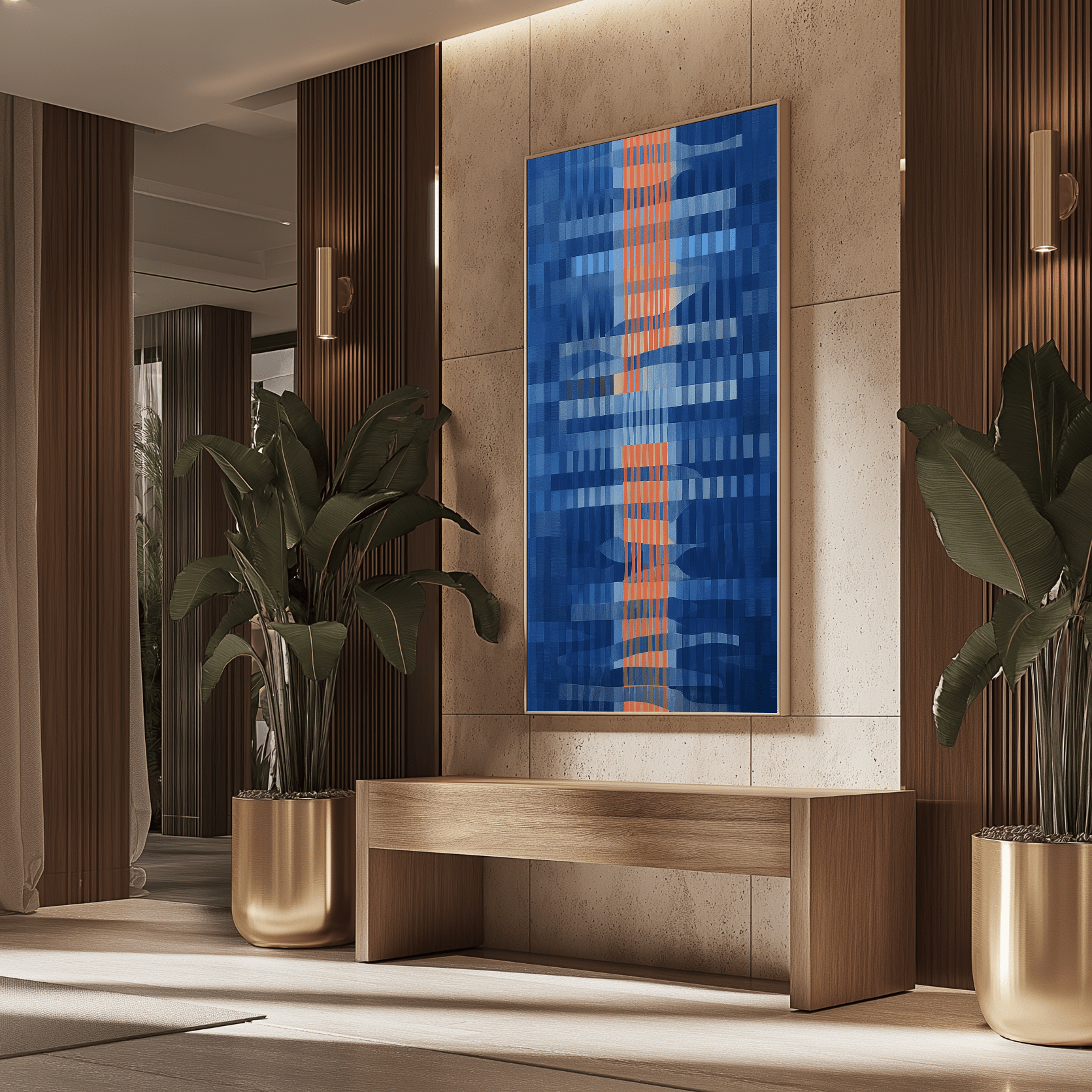 Tides on a Grid UA - 1263 - Unique Aesthetics