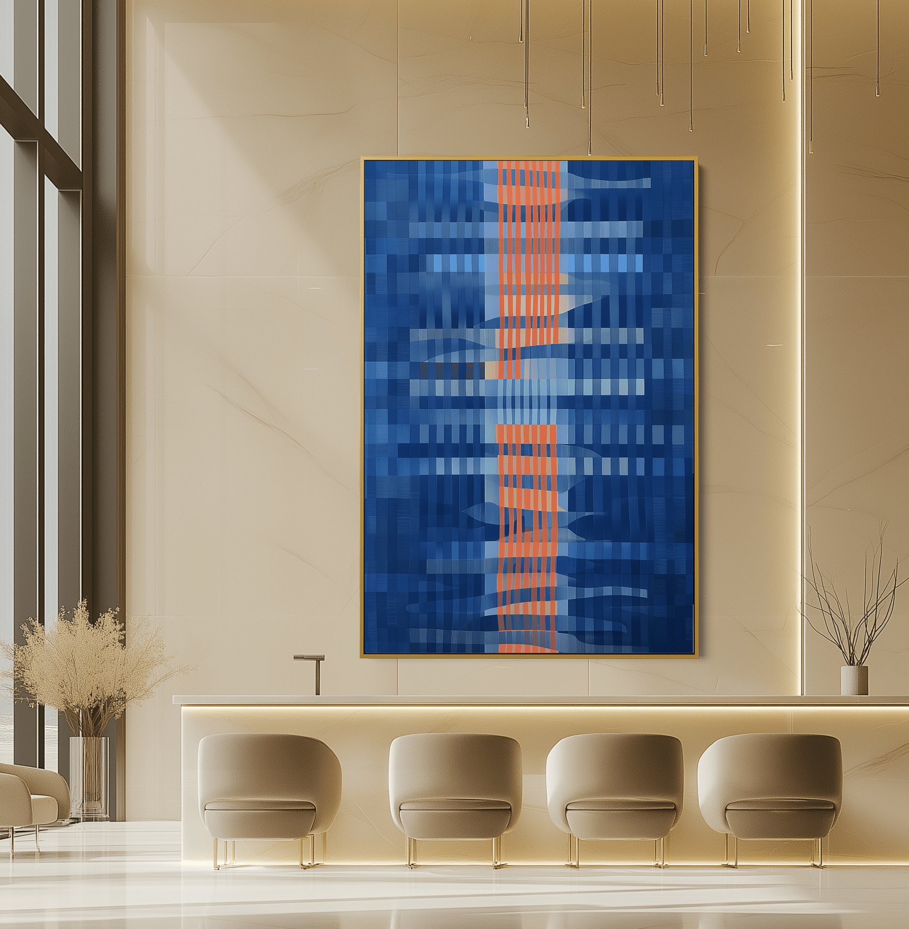 Tides on a Grid UA - 1263 - Unique Aesthetics