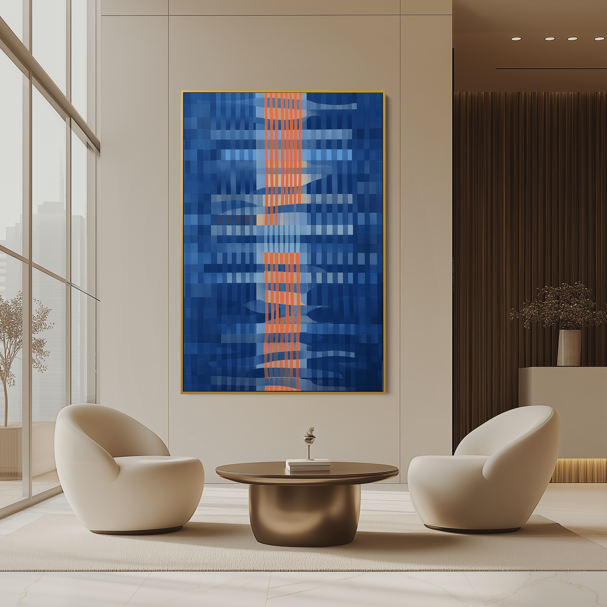 Tides on a Grid UA - 1263 - Unique Aesthetics