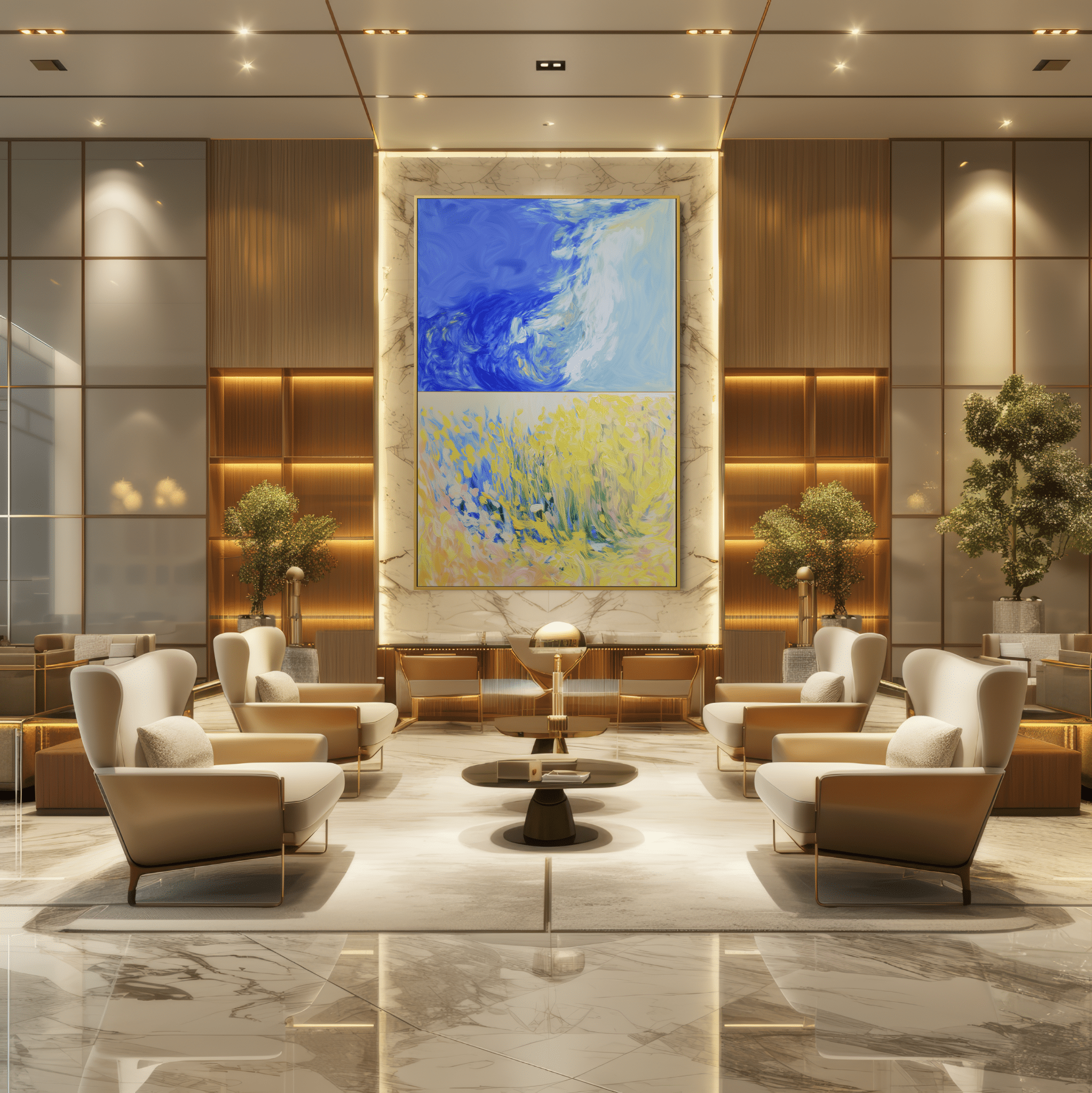 Waves Meet the Meadow UA - 1302 - Unique Aesthetics