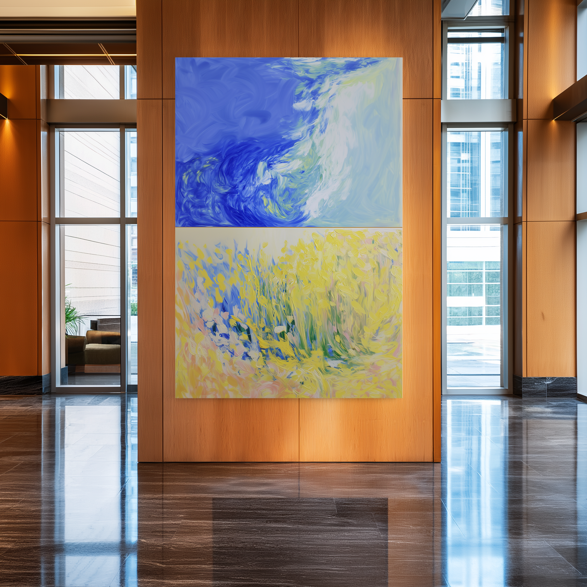 Waves Meet the Meadow UA - 1302 - Unique Aesthetics