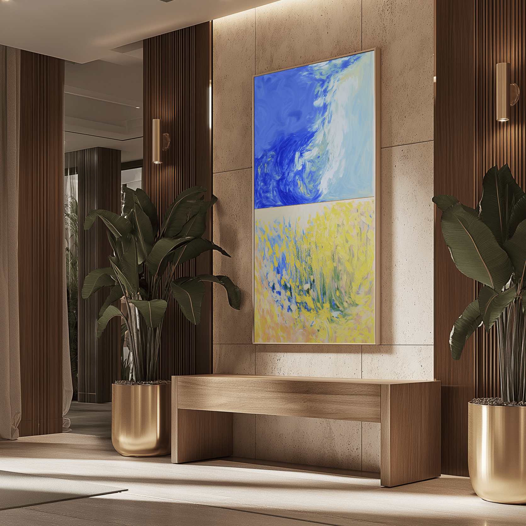 Waves Meet the Meadow UA - 1302 - Unique Aesthetics