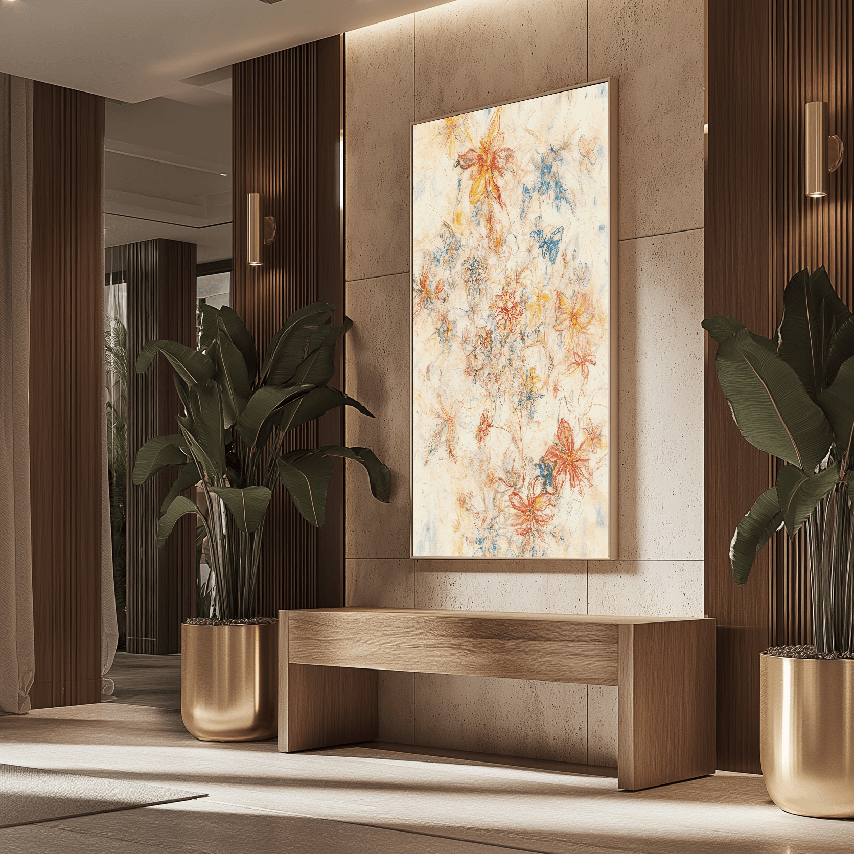 Whirlwind of Blossoms UA - 1256 - Unique Aesthetics