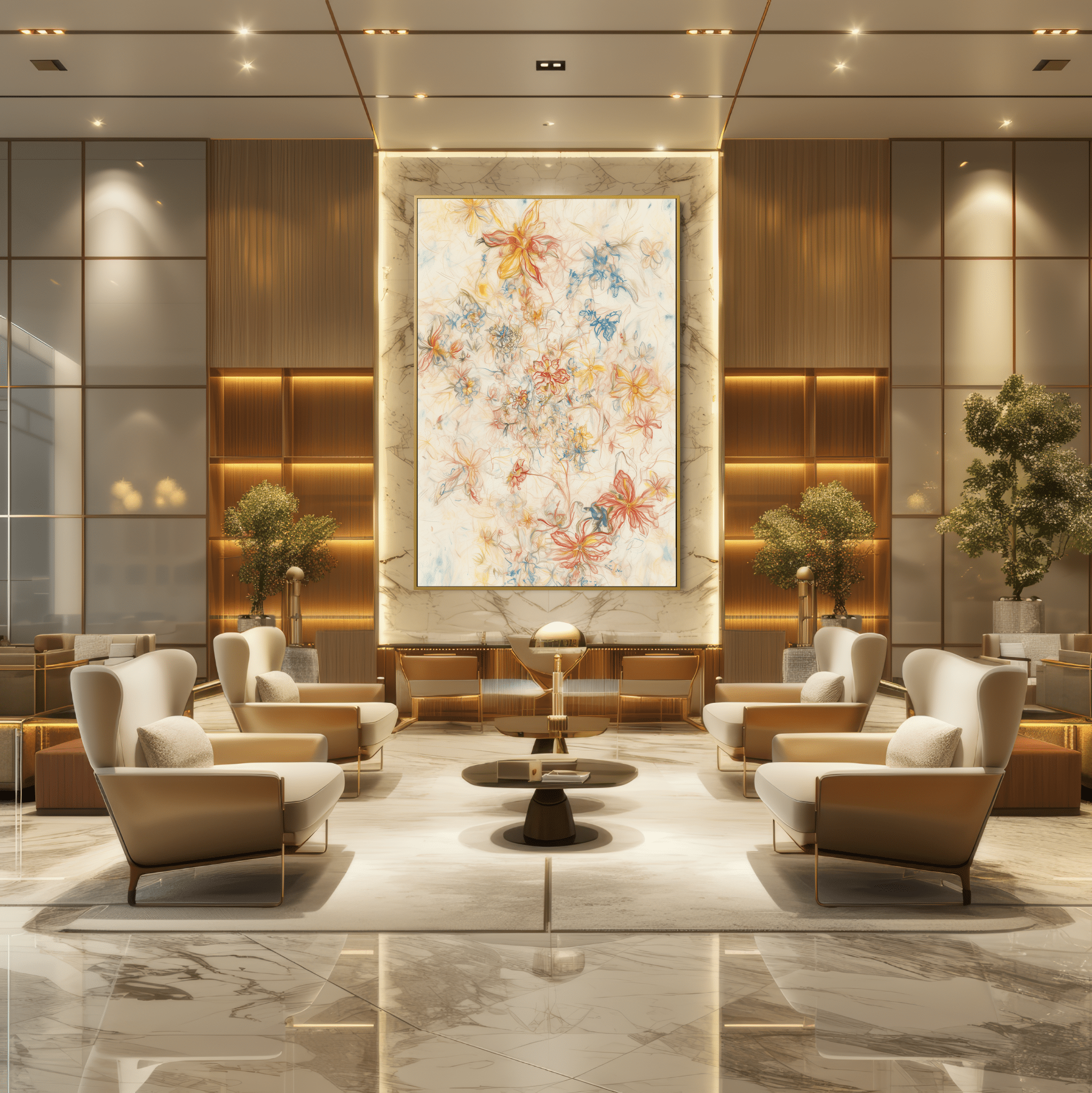 Whirlwind of Blossoms UA - 1256 - Unique Aesthetics